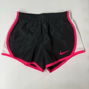 Nike Black Shorts with Pink Accent